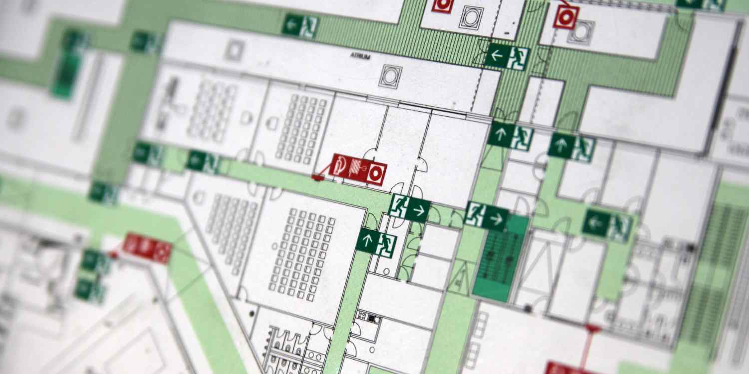 Planos de evacuación