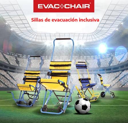 Sillas de emergencia salvaescaleras. Sillas de evacuación, Bilbao, Madrid, Barcelona, Cataluña, Pais Vasco. Evacualia